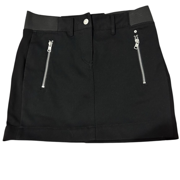 A/X Armani Exchange Dresses & Skirts - Armani Exchange Womens Size 4 Black Mini Skirt with Zipper Pockets